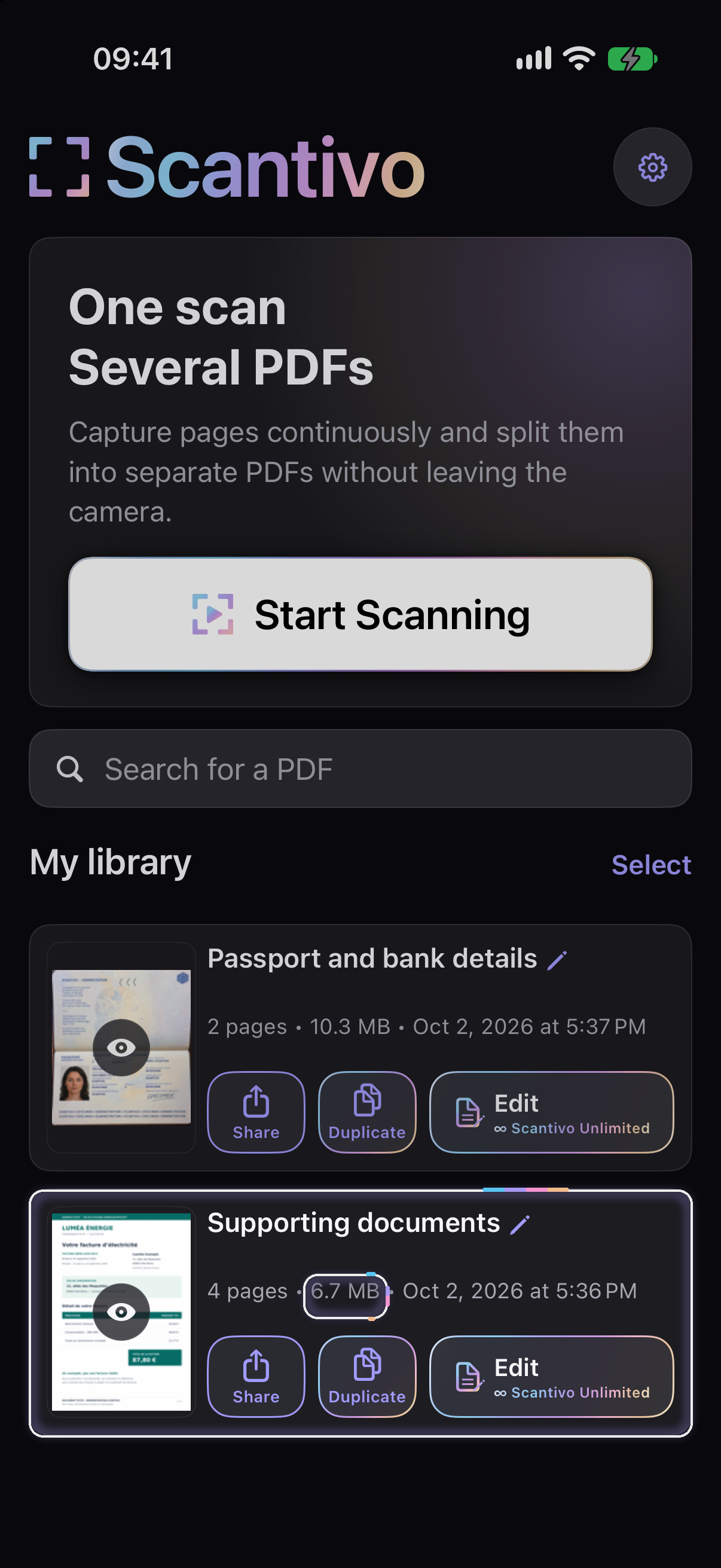 Your PDF, already there
