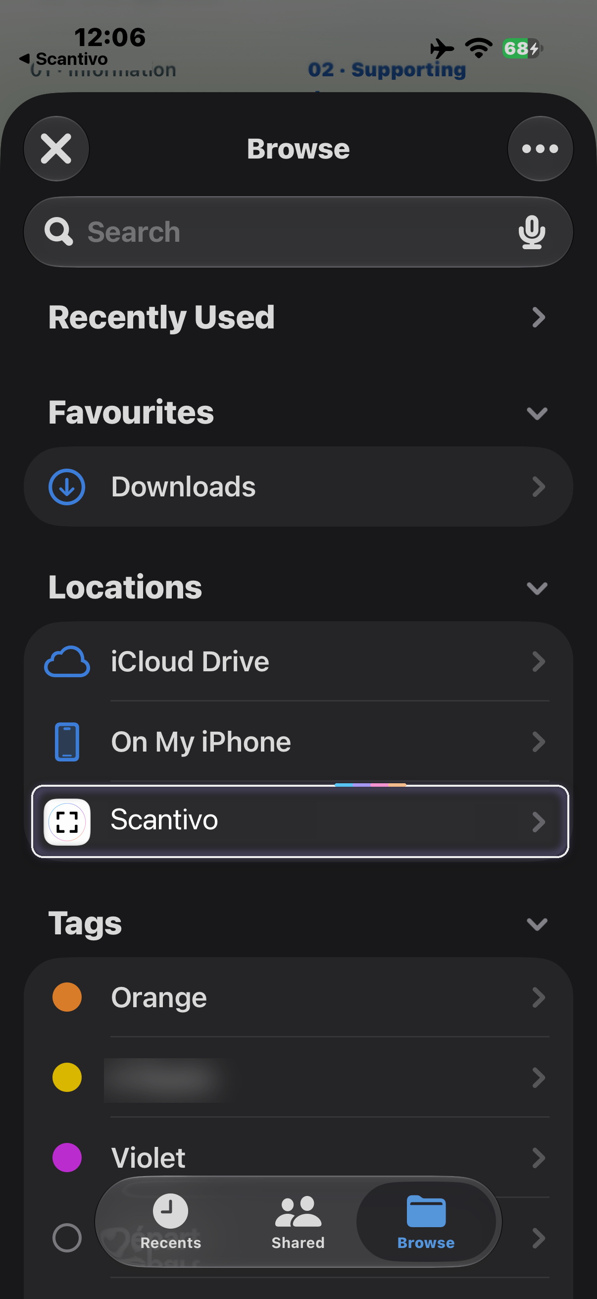 Scantivo, at your fingertips
