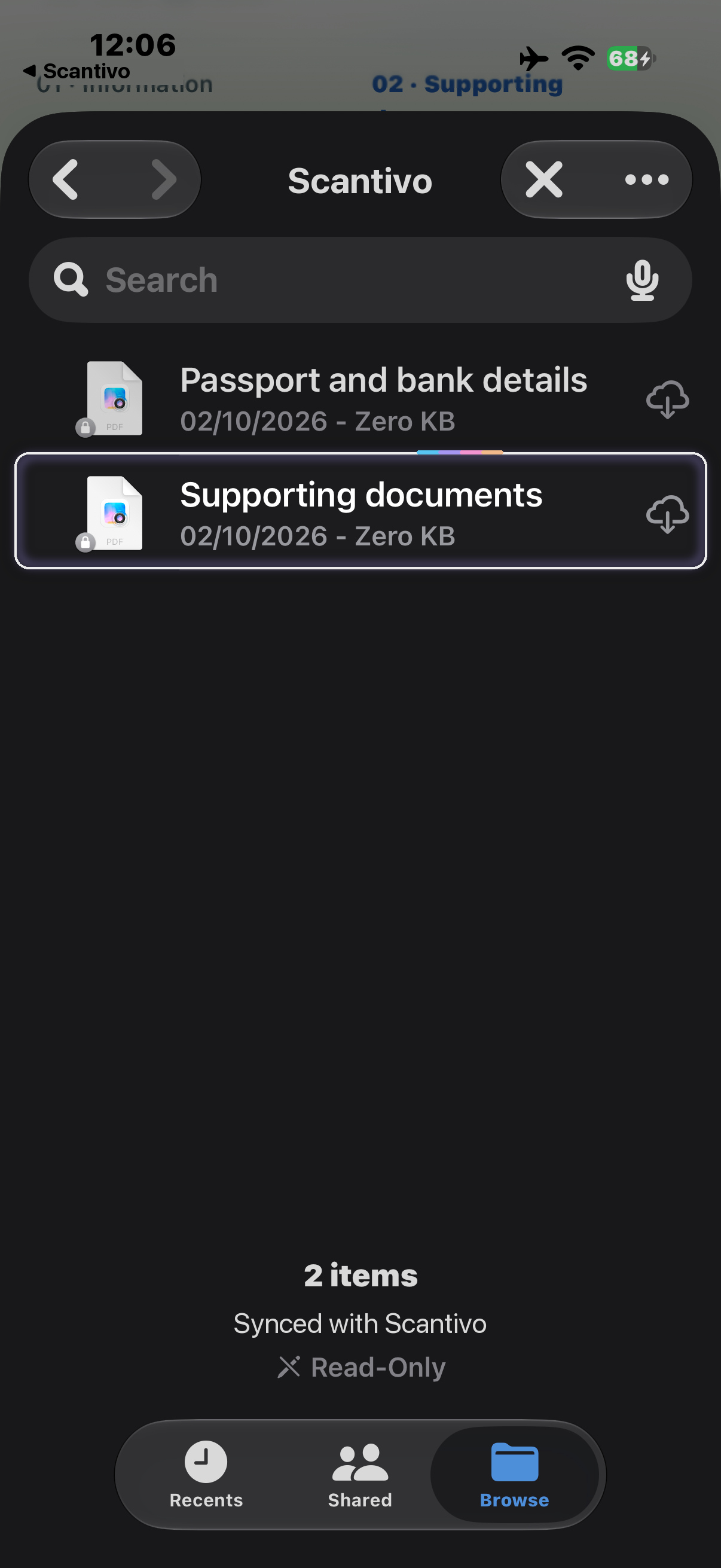 The right document