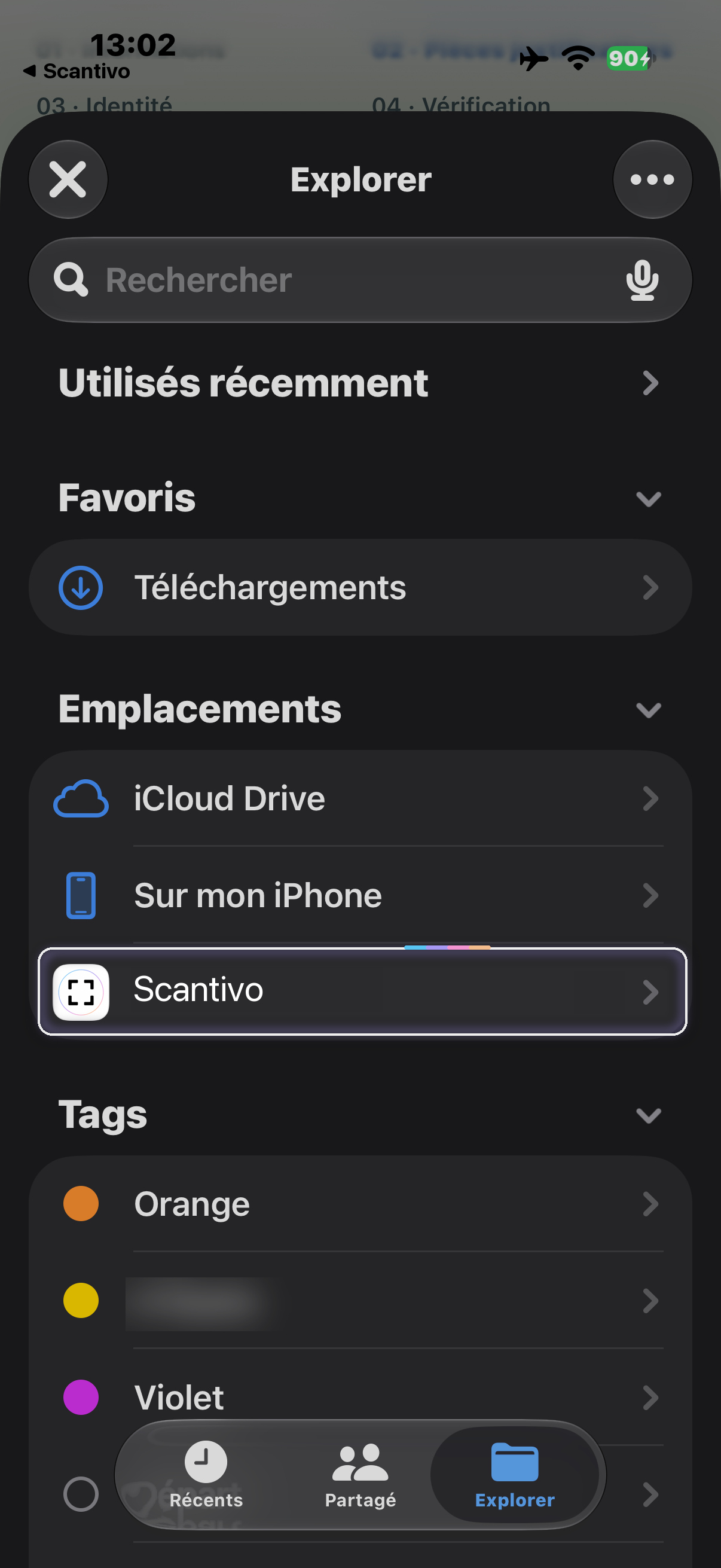 Scantivo, à portée de main